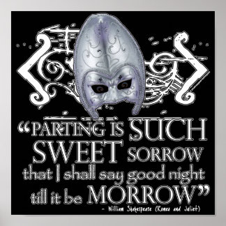 Romeo & Juliet Quote Poster