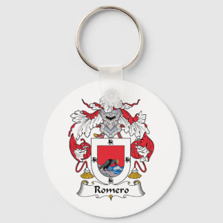 Romero Family Crest Key Ring