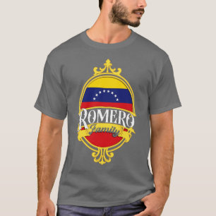 Romero Family Venezuela Flag T-Shirt