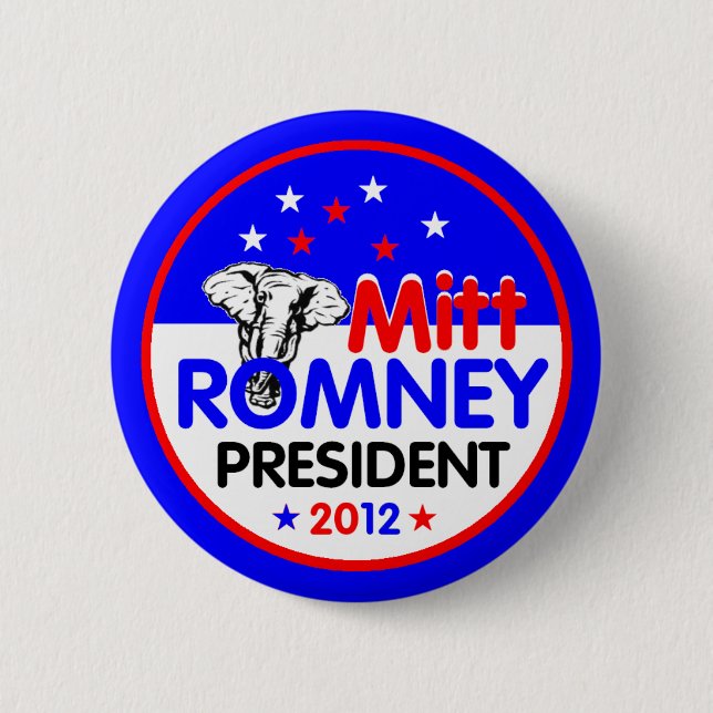 Romney 2012 Button (Front)