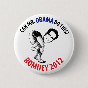 Romney 2012 Humour 6 Cm Round Badge