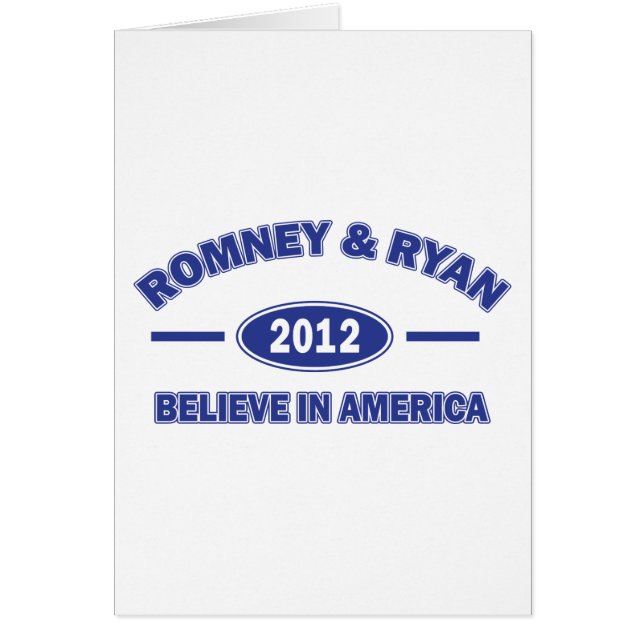 Romney and Ryan Believe (Front)