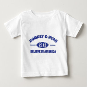 Romney and Ryan Believe Baby T-Shirt