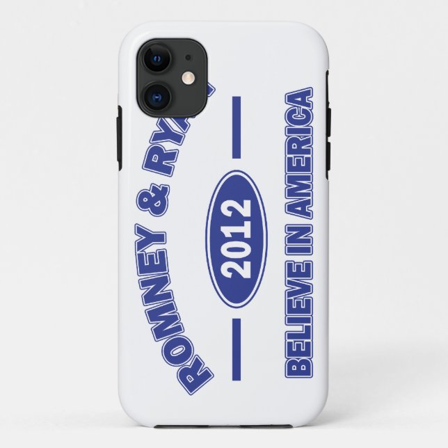 Romney and Ryan Believe Case-Mate iPhone Case (Back)