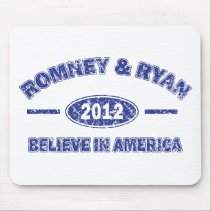 Romney and Ryan Believe in America Mouse Pad
