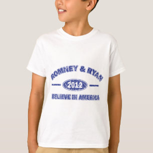Romney and Ryan Believe in America T-Shirt