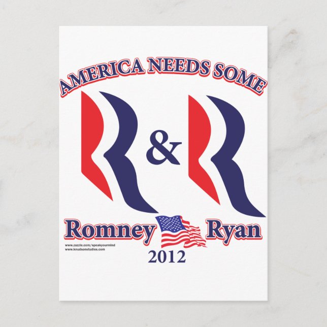 Romney and Ryan Postcard (Front)