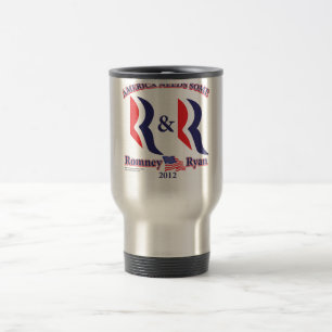 Romney and Ryan Travel Mug