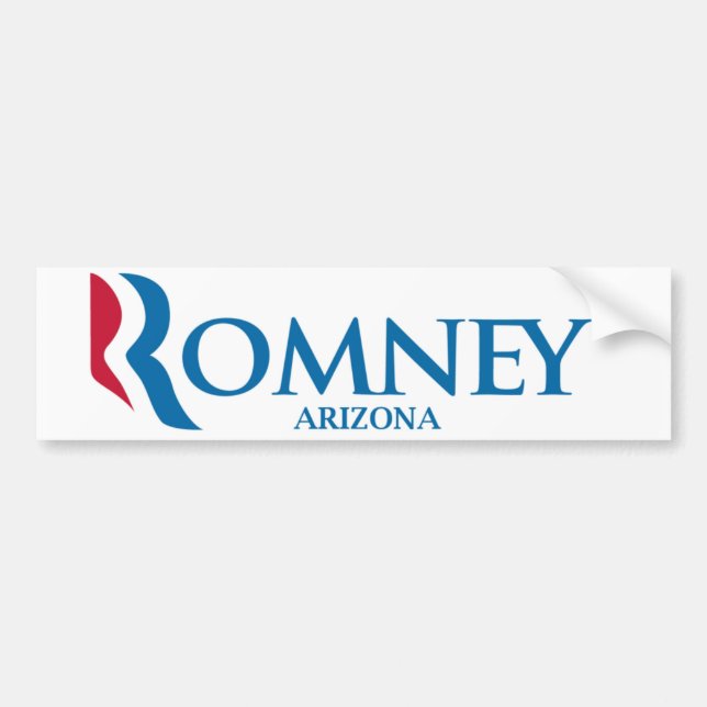 Romney Arizona Bumper Sticker (Front)