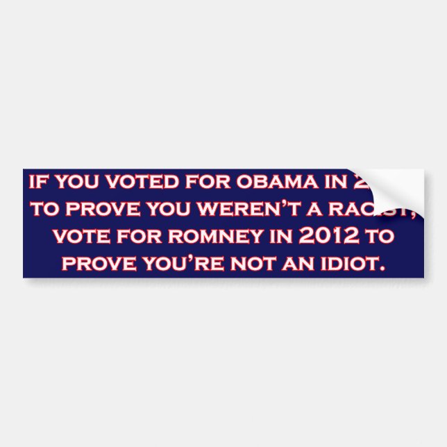 Romney Bumper Sticker (Front)