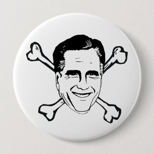 ROMNEY CROSSBONES.png 10 Cm Round Badge