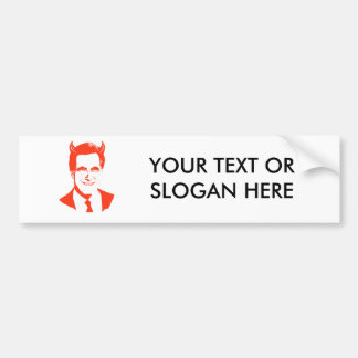 Romney Devil Bumper Sticker