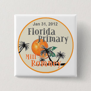 Romney Florida 15 Cm Square Badge