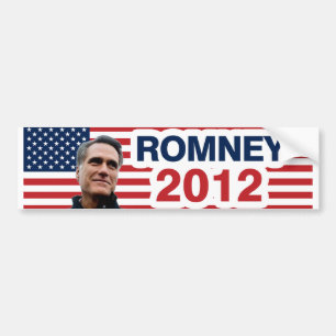 Romney for president bumper sticker