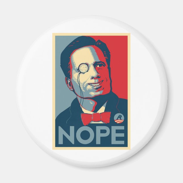 Romney NOPE !!! Magnet (Front)