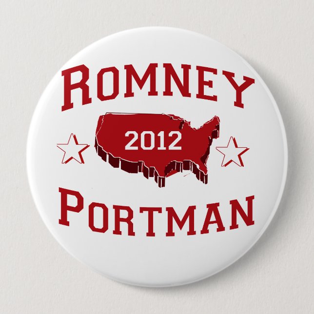 ROMNEY PORTMAN DELEGATES.png 10 Cm Round Badge (Front)