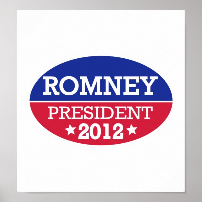 Romney President 2012 Poster (Front)