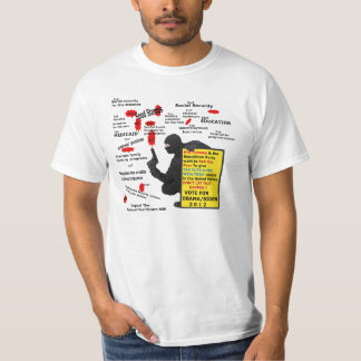 Romney Rob The Poor Give To The Rich T-shirt
