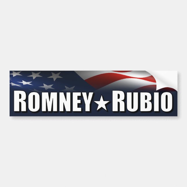 Romney - Rubio - 2012 Bumper Sticker (Front)