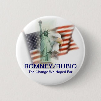 Romney/Rubio Election 2012 Campaign Button