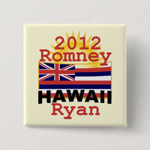 Romney Ryan 15 Cm Square Badge