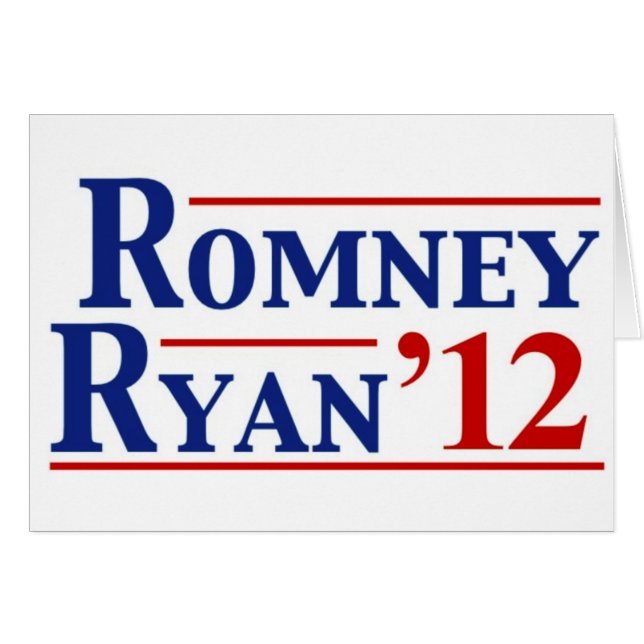 Romney Ryan 2012 (Front Horizontal)
