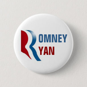 Romney Ryan 2012 6 Cm Round Badge