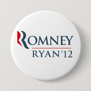 Romney Ryan 2012 7.5 Cm Round Badge