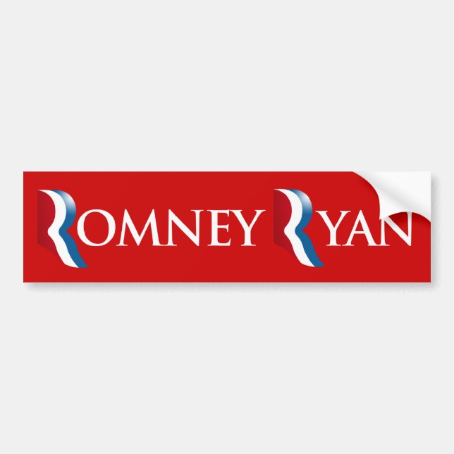 ROMNEY RYAN 2012 BANNER.png Bumper Sticker (Front)