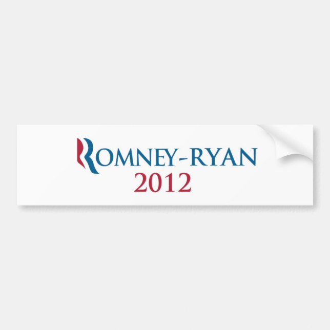 Romney/Ryan 2012 bumper sticker (Front)