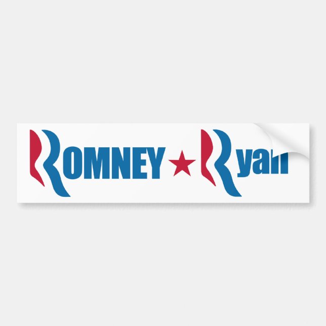 Romney - Ryan - 2012 Bumper Sticker (Front)