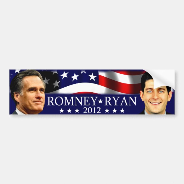 Romney/Ryan 2012 Bumper Sticker (Front)