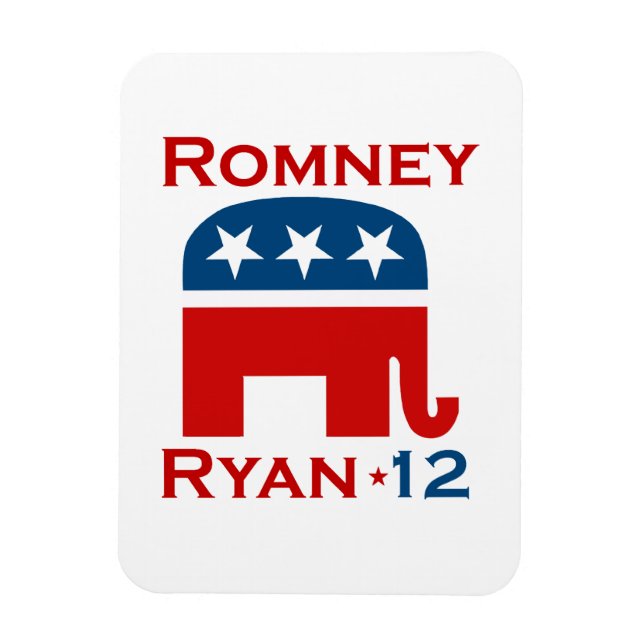 ROMNEY RYAN 2012 GOP MAGNET (Vertical)