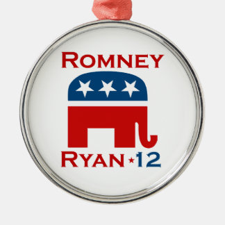 ROMNEY RYAN 2012 GOP METAL TREE DECORATION