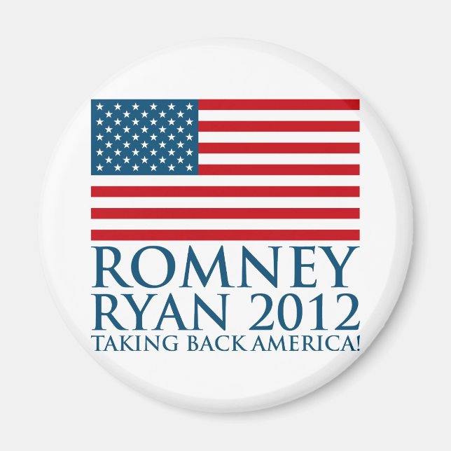 Romney Ryan 2012 Magnet (Front)