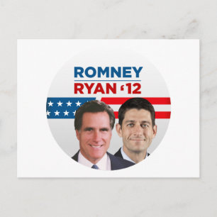 Romney Ryan 2012 Postcard