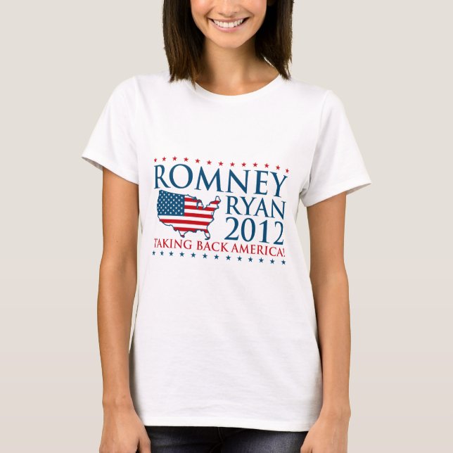 Romney Ryan 2012 T-Shirt (Front)