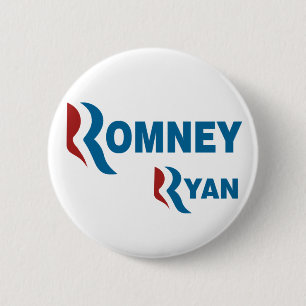 Romney - Ryan 6 Cm Round Badge