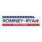Romney Ryan Believe In America Flag Bumper Sticker