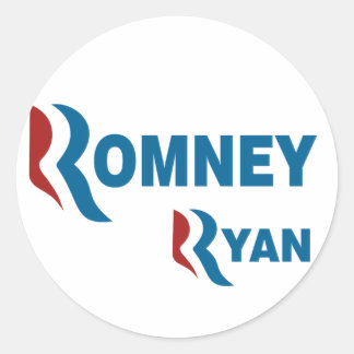 Romney - Ryan Classic Round Sticker