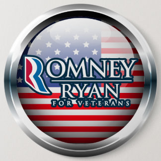 Romney Ryan For Veterans Buttons 2