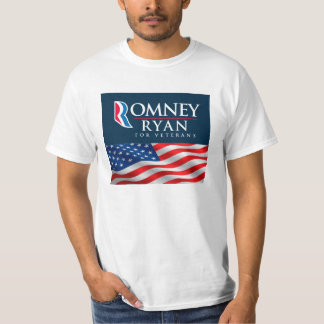 Romney Ryan For Veterans T-Shirt