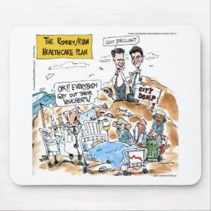 Romney/Ryan Health Care Funny Gifts & Tees Mouse Pad