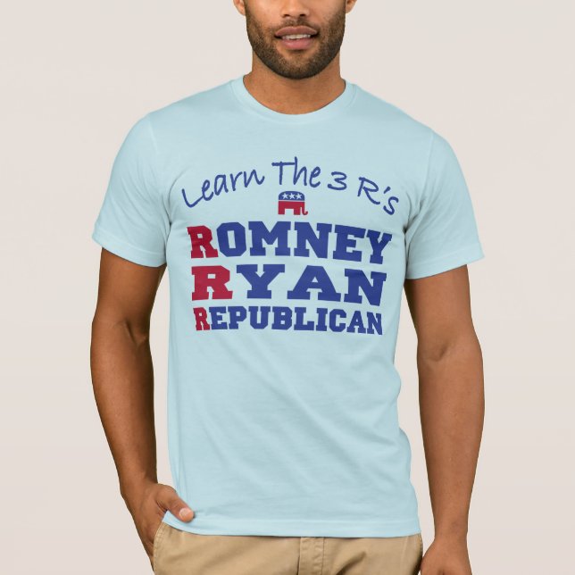 Romney Ryan Republican 2012 T-Shirt (Front)