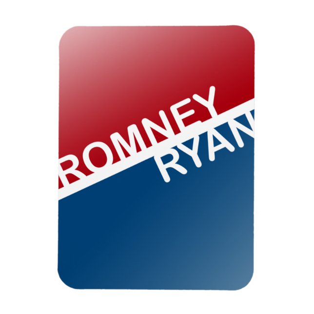 ROMNEY RYAN RETRO BLOCK.png Magnet (Vertical)
