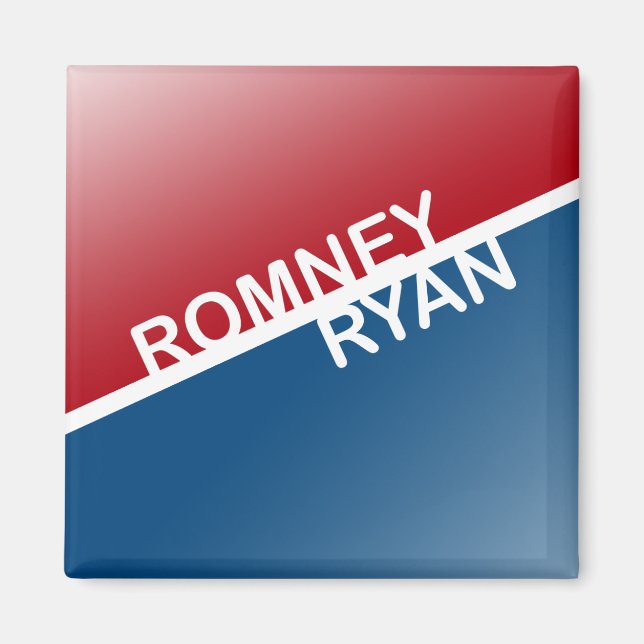 ROMNEY RYAN RETRO BLOCK.png Magnet (Front)