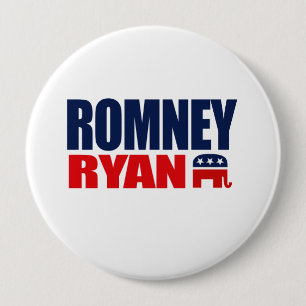 ROMNEY RYAN TICKET 2012.png 10 Cm Round Badge