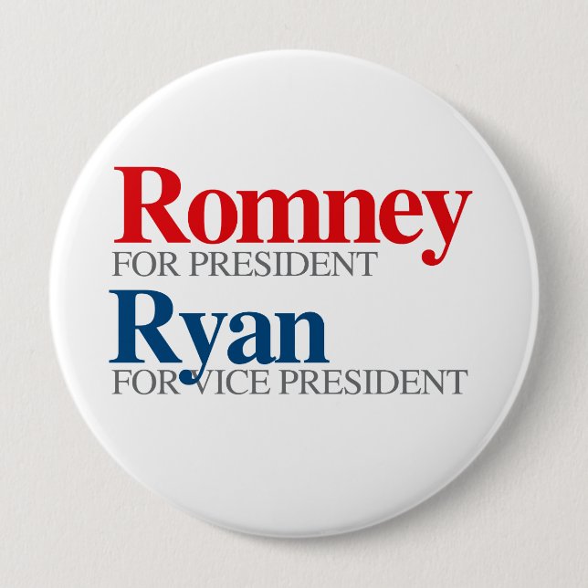 ROMNEY RYAN VP PICK.png 10 Cm Round Badge (Front)