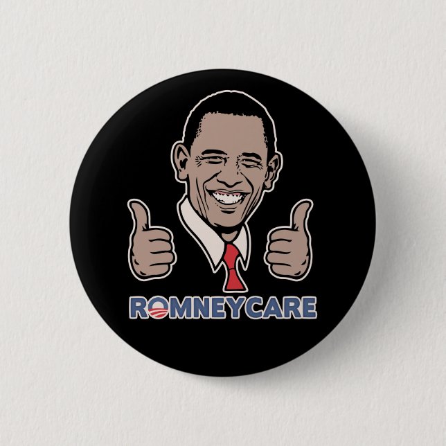 RomneyCare 6 Cm Round Badge (Front)