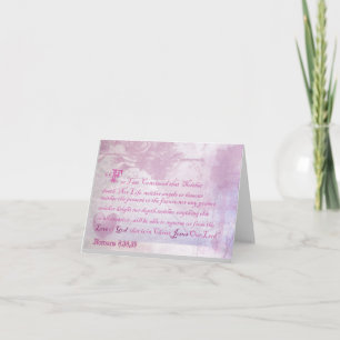 Romns 8:28 Inspirational Card